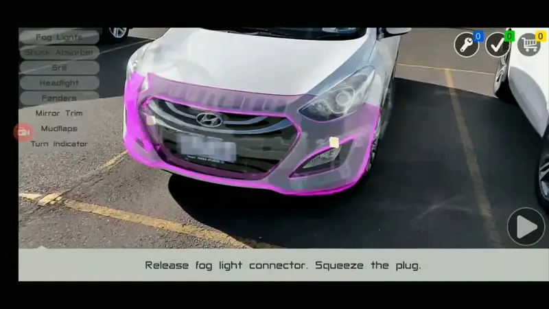 Automotive AR Guide demo